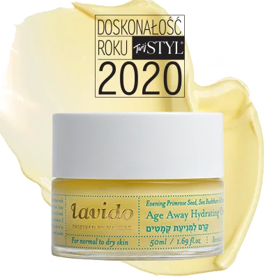 Nagroda Doskonałość Roku 2020 magazynu Twój Styl dla kremu nawilżającego Age Away Hydrating Cream Lavido